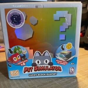 New! Roblox Pet Simulator X Action Figure Lucky Block Playset: DLC SERIES 2(J)